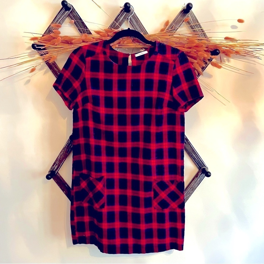 Maitai Buffalo Check Shift Dress